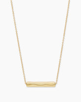 Bespoke Bar Adjustable Necklace (Gold)