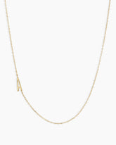 14K Gold Alphabet Necklace