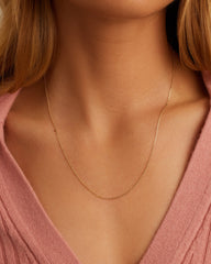14K Gold Delicate Link Chain