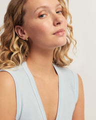 Elle Diamond Row Single Stud