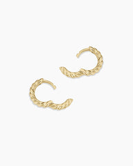 14K Gold Crew Helium Huggies