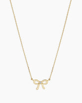 Diamond Put A Bow On It Necklace