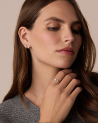 Diamond Love Rose Huggies