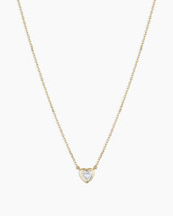 Lab Grown Diamond Heart Necklace