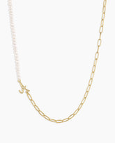 Lou Pearl Alphabet Necklace