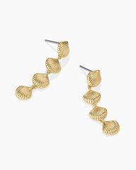 Scallop Mini Drop Earrings
