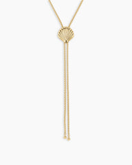 Scallop Bolo Necklace