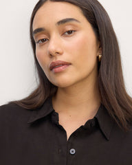 The Must-Have Shirtdress In Butterlite | Black