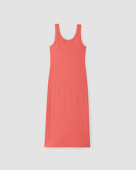 The ’90S Rib Dress | Coral