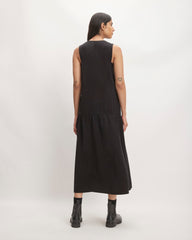 The Tencel™ V-Neck Dress | Black