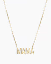 14K Gold Mama Necklace