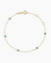 Classic Five Turquoise Bracelet