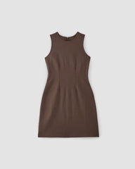 The Dream '90S Shift Dress | Earth Brown