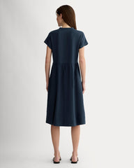The Craft Dress In Linen | Navy
