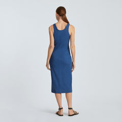 The ’90S Rib Dress | Deep Blue