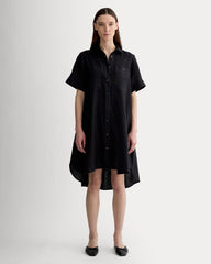 The Daytripper Dress In Linen | Black