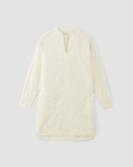 The Long-Sleeve Utility Mini Dress | Bone