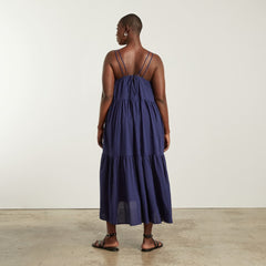 The Billow Tiered Maxi Dress |  Navy