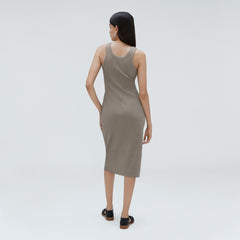 The ’90S Rib Dress | Clay