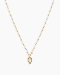 Diamond And Opal Necklace