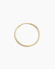 14K Gold Classic Single Hoop