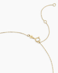 Diamond And White Sapphire Amara Cluster Necklace