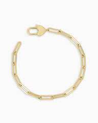 Heart Padlock Bracelet