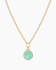 Lightning Strikes Coin Necklace