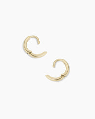 14K Gold Everyday Oval Huggies