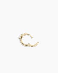 Lab Grown Diamond Solitaire Single Huggie