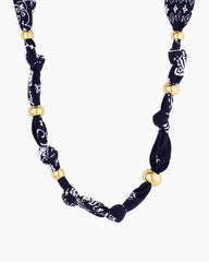 Paisley Bandana Knot Necklace