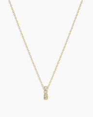Classic Diamond Halo Charm Necklace