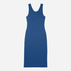 The ’90S Rib Dress | Deep Blue