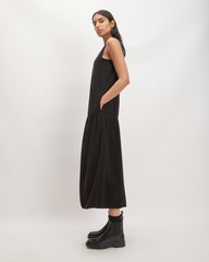 The Tencel™ V-Neck Dress | Black