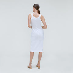 The ’90S Rib Dress | White