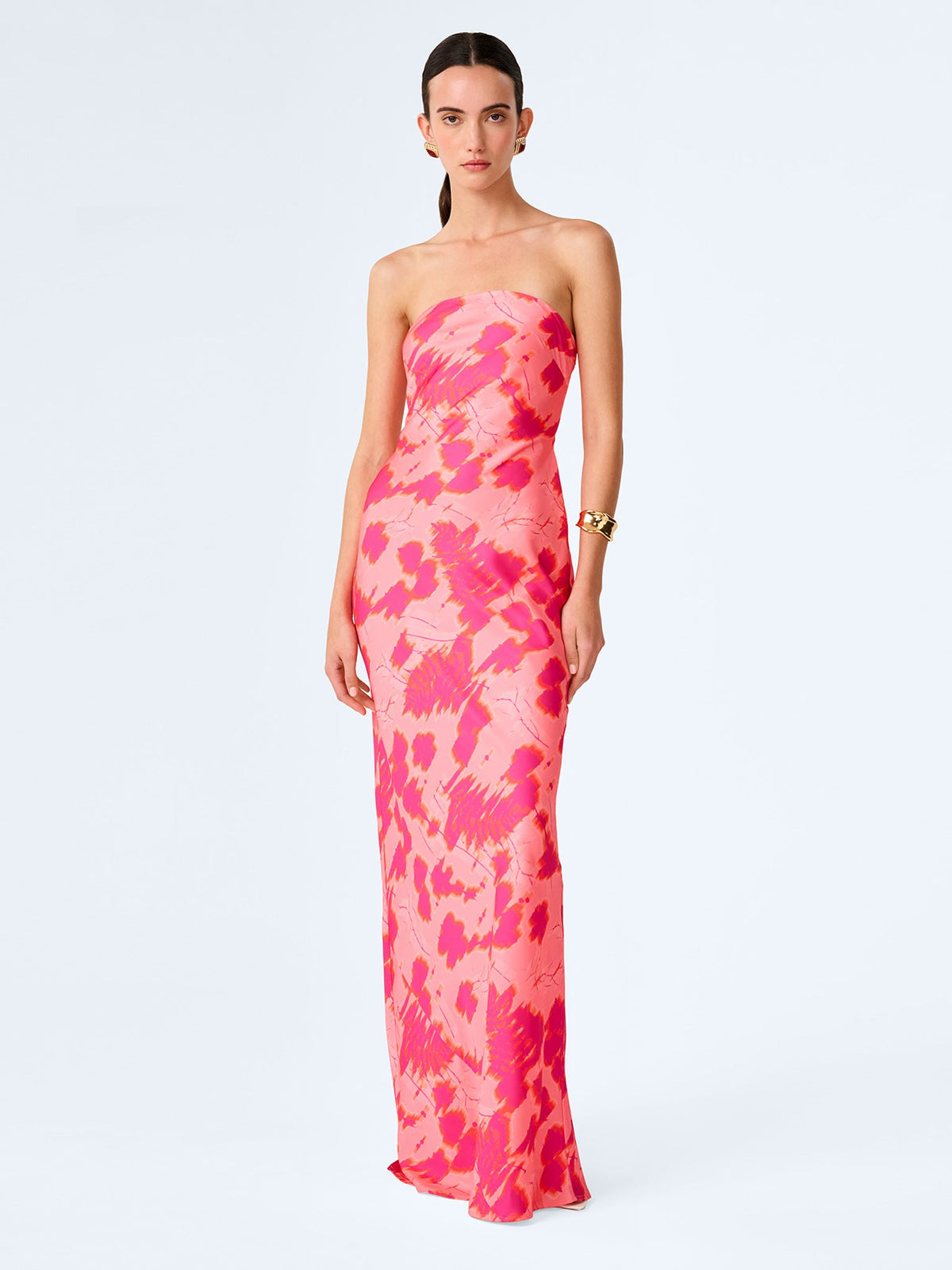 Amdra Dress in Sunset Blur Print
