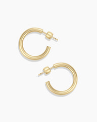 14K Gold Carter Hoops