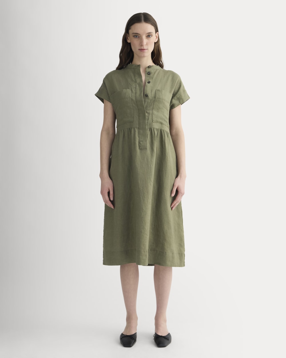 The Craft Dress In Linen | Kalamata