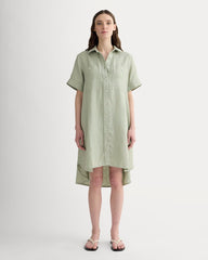 The Daytripper Dress In Linen | Seagrass