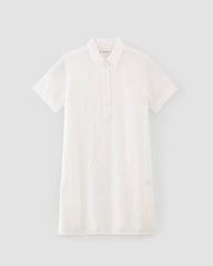 The Linen Eyelet Shirtdress | White Eyelet