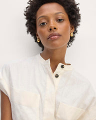 The Craft Dress In Linen | Bone